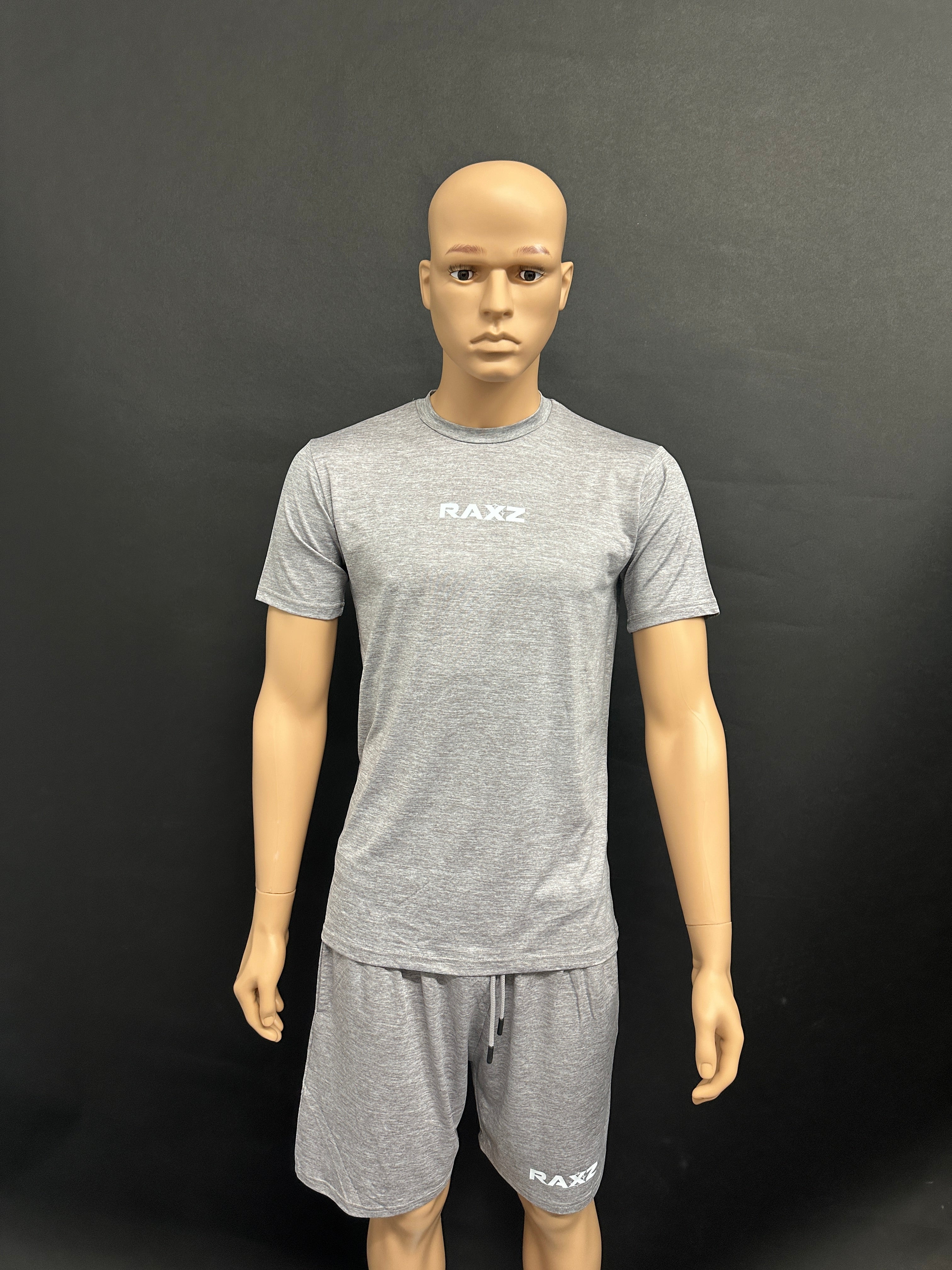 Raxz grey silky short set